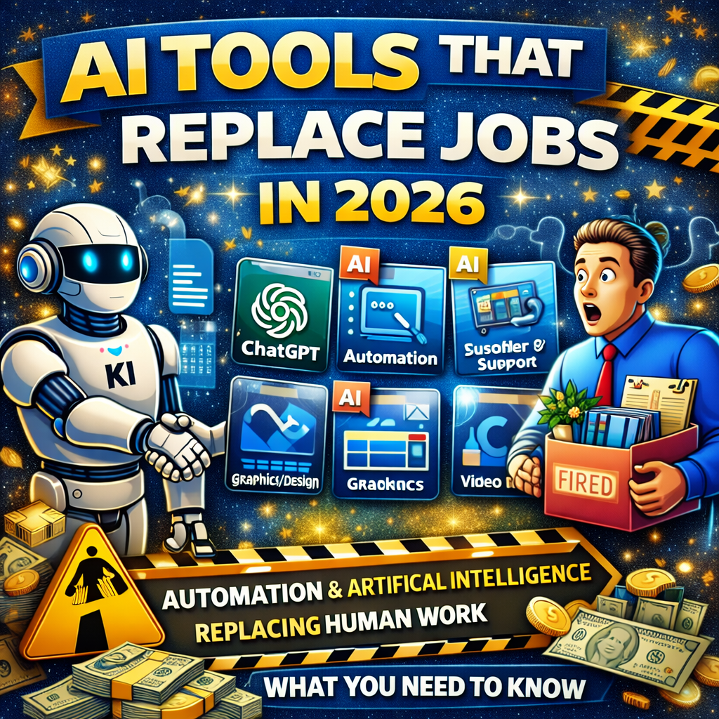 ai tools that replace jobs in 2026 – automation and artificial intelligence replacing human work