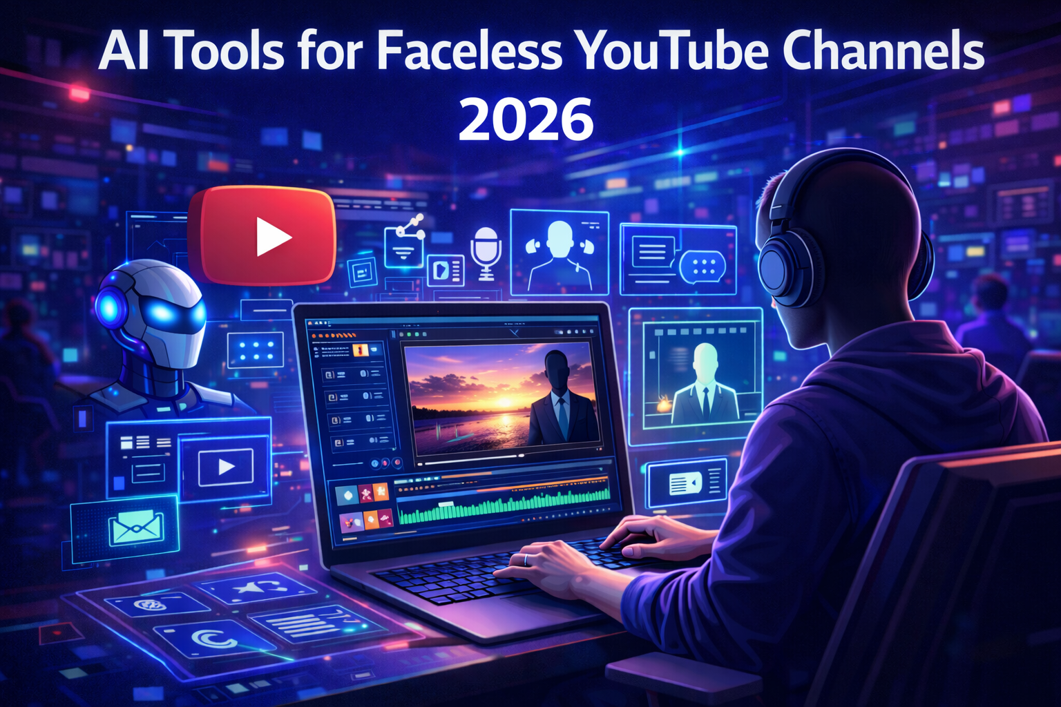 AI Tools for Faceless YouTube Channels 2026
