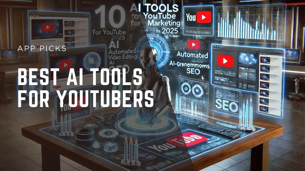 Top 10 AI Tools for YouTube Automation 2026 – AI video creation and automation tools concept
